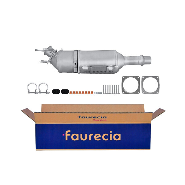 Soot/Particulate Filter Exhaust System Euro 3 FAURECIA Kit Easy2Fit for PEUGEOT