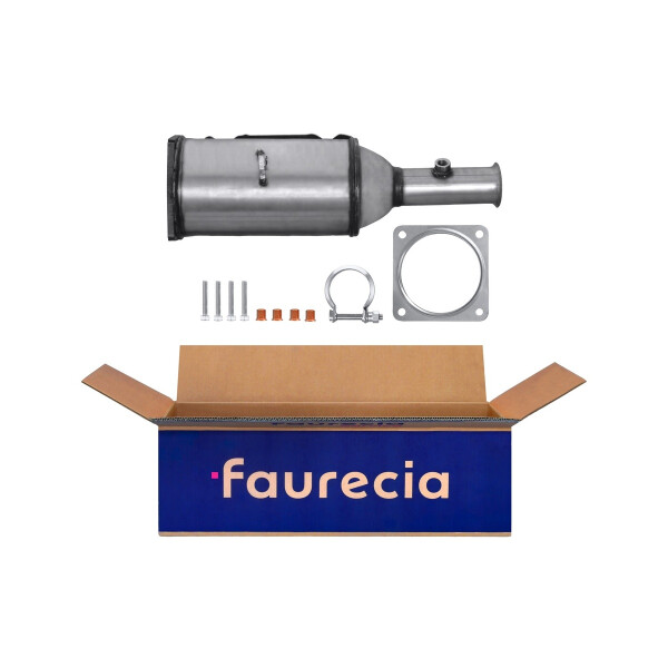 Soot/Particulate Filter Exhaust System Euro 4 FAURECIA for e.g. CITROËN C4
