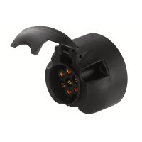 Steckdose 7 polig Flachstecker HELLA für BOBCAT DAF...