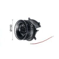 Innenraumgebläse 12 V 288 W Ø 150 mm 2-polig MAHLE für u.a. MB C-KLASSE