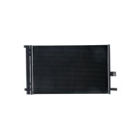 Air conditioning condenser with dryer pipes parallel MAHLE for e.g. BMW X3