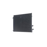 Condenser air conditioning with dryer tubes parallel...