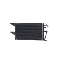 Condenser air conditioning no dryer tubes parallel MAHLE for e.g. FIAT PUNTO