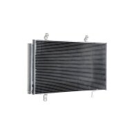 Condenser air conditioning with dryer tubes parallel...