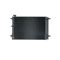 Air conditioning condenser with dryer cooling pipes...