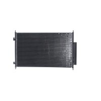 Air conditioning condenser with dryer pipes parallel MAHLE for HONDA HR-V