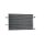 Condenser air conditioning no dryer pipes parallel MAHLE for e.g. RENAULT KANGOO