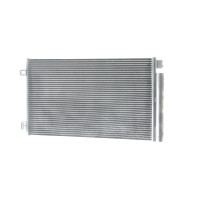 Air conditioning condenser with dryer pipes parallel MAHLE for e.g. FIAT 500e