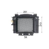 Evaporator air conditioning 251 mm - 213 mm MAHLE for e.g. VOLVO V90