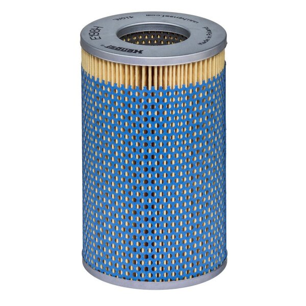 Oil filter insert Ø57mm Ø114mm HENGST FILTER for e.g. MERCEDES-BENZ NG