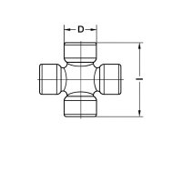 Joint Propshaft Universal Joint Ø 19mm with...