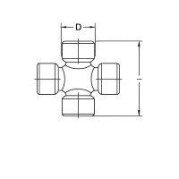 Gelenk Gelenkwelle Kreuzgelenk Ø 25mm mit...