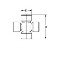 Joint Propshaft Universal Joint Ø 20mm with...