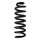 Suspension spring rear axle coil spring Ø106mm SPIDAN for MERCEDES GLC and others