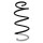 Suspension spring front axle coil spring Ø142mm SPIDAN for HYUNDAI i10