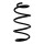 Suspension spring front axle coil spring Ø150mm SPIDAN for e.g. VW Touran