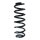 Suspension spring rear axle coil spring Ø109mm SPIDAN for SKODA Superb III and others