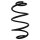 Suspension spring front axle coil spring Ø173mm SPIDAN for e.g. MAZDA 3