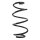 Suspension spring front axle coil spring Ø164mm SPIDAN for OPEL Grandland X