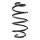 Suspension spring front axle coil spring Ø174mm SPIDAN for e.g. FORD Mondeo V