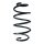 Suspension spring front axle coil spring Ø173mm SPIDAN for e.g. FORD Mondeo V