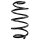 Suspension spring front axle coil spring Ø174mm SPIDAN for e.g. FORD Mondeo V