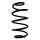 Suspension spring front axle coil spring Ø173mm SPIDAN for e.g. FORD Mondeo V