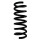Suspension spring rear axle coil spring Ø136mm SPIDAN for e.g. FORD Mondeo V