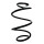 Suspension spring front axle coil spring Ø181mm SPIDAN for e.g. OPEL Insignia