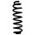 Suspension spring rear axle coil spring Ø106mm SPIDAN for e.g. OPEL Insignia