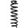 Suspension spring rear axle coil spring Ø103mm SPIDAN for e.g. OPEL Insignia