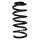 Suspension spring rear axle coil spring Ø102mm SPIDAN for e.g. RENAULT Clio IV