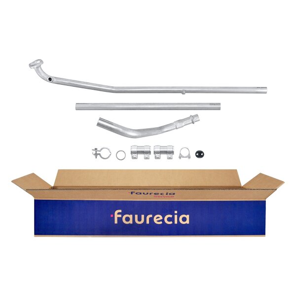 Exhaust Pipe Front FAURECIA Kit Easy2Fit for e.g. CITROËN C1