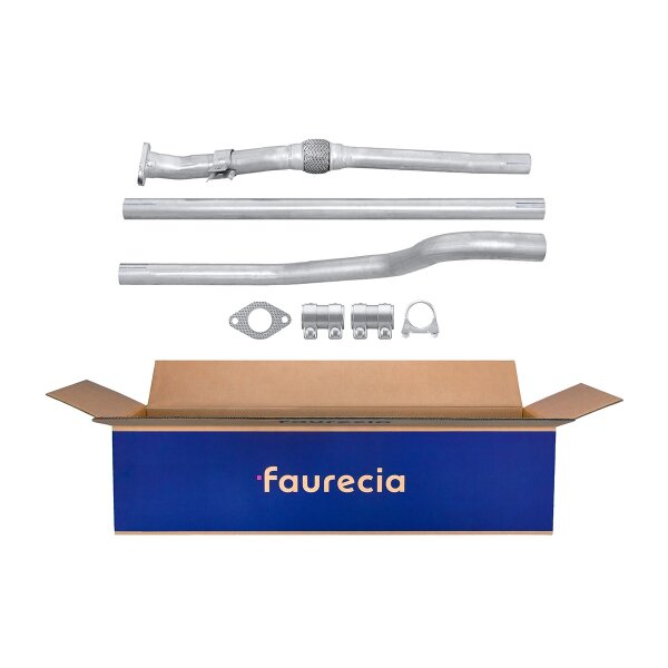 Exhaust Pipe Front FAURECIA Kit Easy2Fit for e.g. ALFA ROMEO MiTo