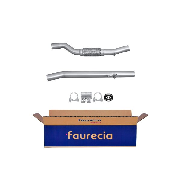 Frontpipe Exhaust Pipe Front FAURECIA Kit Easy2Fit for FIAT Doblo