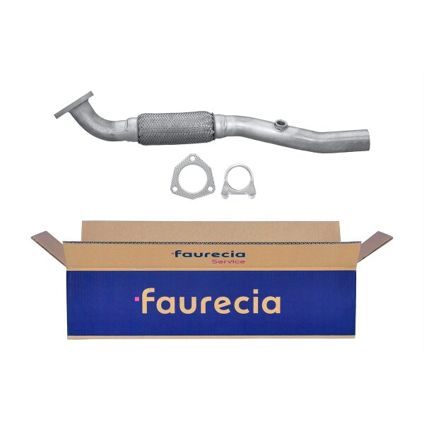 Exhaust Pipe Front FAURECIA Kit Easy2Fit for e.g. OPEL Corsa