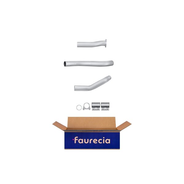 Exhaust Pipe Front FAURECIA Kit Easy2Fit for e.g. LANCIA Lybra