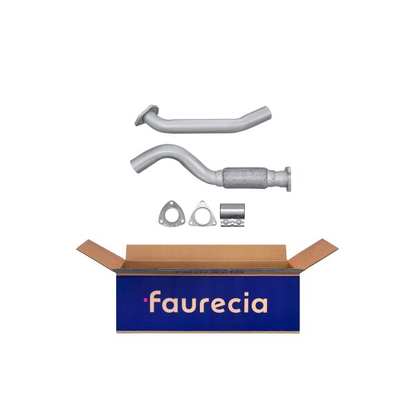 Exhaust Pipe Front FAURECIA Kit Easy2Fit for e.g. LANCIA Lybra