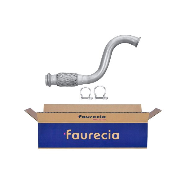 Exhaust Pipe Front FAURECIA Kit Easy2Fit for e.g. CITROËN C4