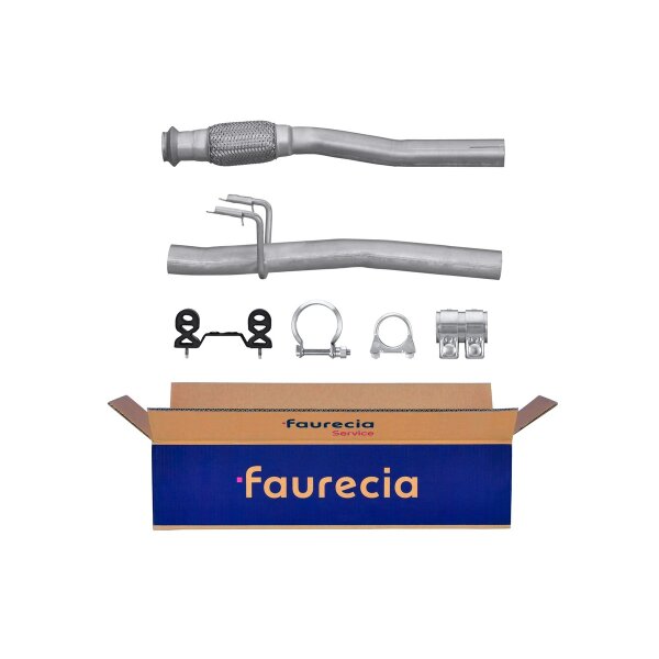 Abgasrohr Easy2Fit mit Anbauteilen HELLA für PEUGEOT 206 Schrägheck (2A/C)