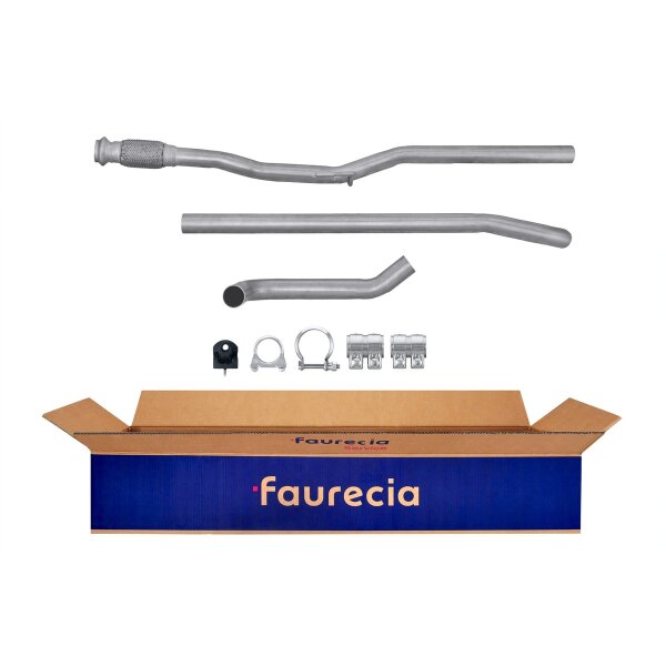 Exhaust Pipe Front FAURECIA Kit Easy2Fit for e.g. PEUGEOT 207 CC