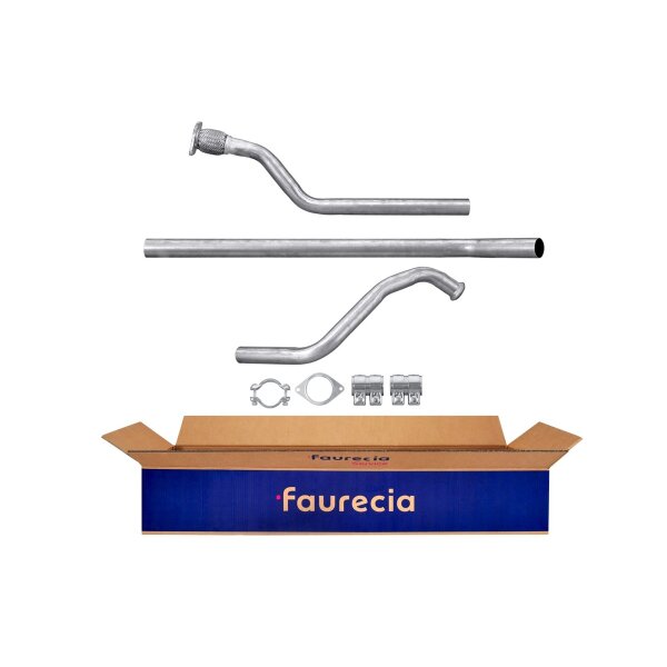 Exhaust Pipe Front FAURECIA Kit Easy2Fit for e.g. RENAULT Laguna
