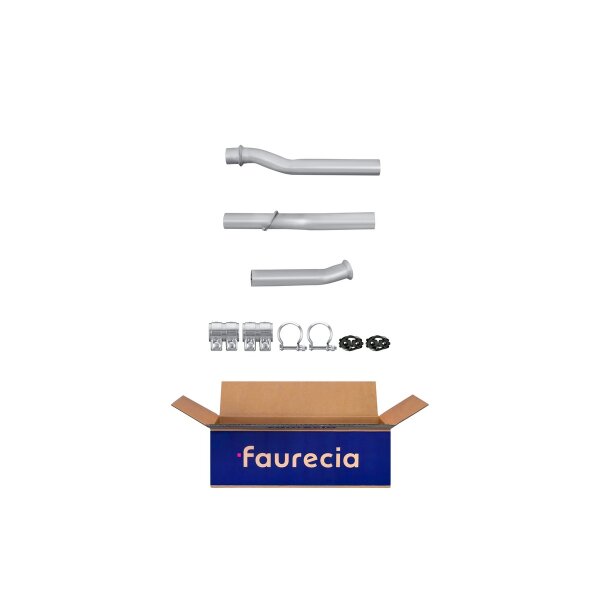 Exhaust Pipe Centre FAURECIA Kit Easy2Fit for e.g. CITROËN C5