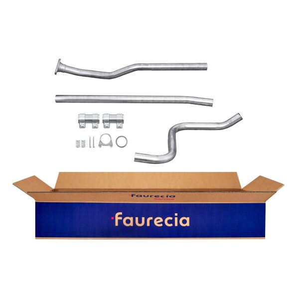 Exhaust Pipe Centre Mid-Pipe FAURECIA Kit Easy2Fit for CITROËN C3