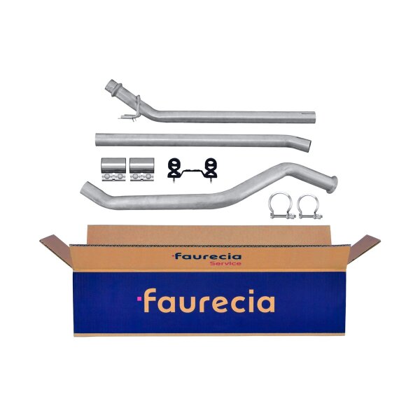 Exhaust Pipe Centre FAURECIA Kit Easy2Fit for e.g. CITROËN C4
