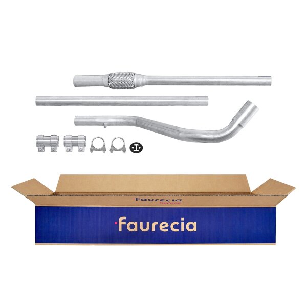 Exhaust Pipe Centre FAURECIA Kit Easy2Fit for e.g. FIAT Panda