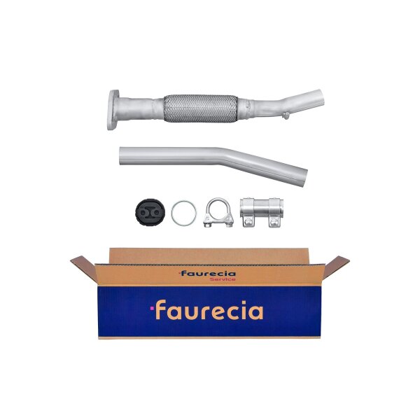 Exhaust Pipe Centre Mid-Pipe FAURECIA Kit Easy2Fit for FIAT Doblo