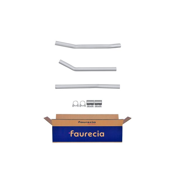 Exhaust Pipe Centre Mid-Pipe FAURECIA Kit Easy2Fit for PEUGEOT 504