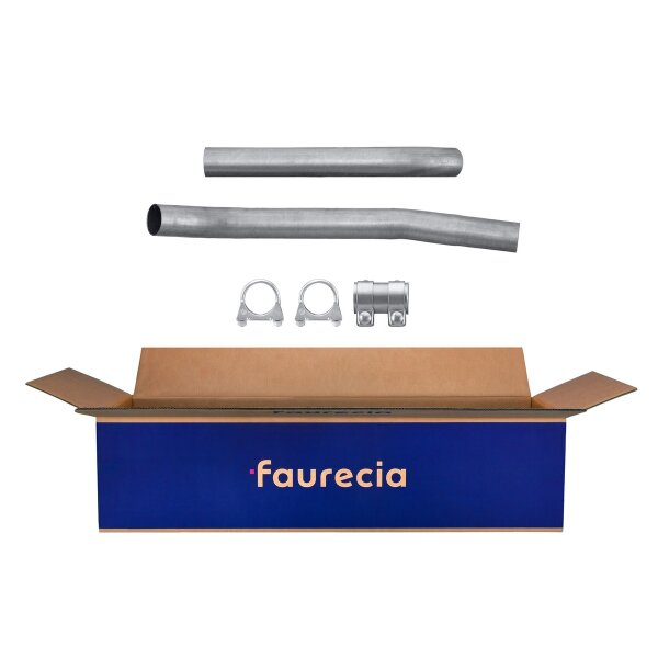 Exhaust Pipe Centre FAURECIA Kit Easy2Fit for e.g. PEUGEOT 504