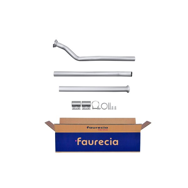 Exhaust Pipe Centre FAURECIA Kit Easy2Fit for e.g. PEUGEOT 205
